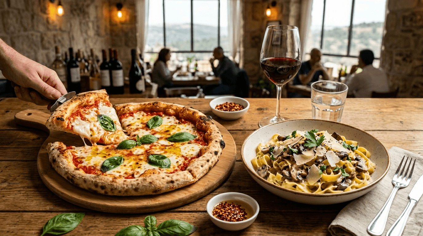 Italian Restaurants in Modi'in 2026: 6 Spots on the Spectrum From Homey Trattoria to Chef's Pasta